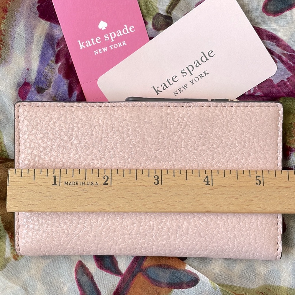 Brand New Kate Spade Genuine Leather Slim Bifold Jackson Wallet - Picture 5 of 15